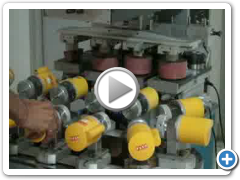 four color oval indexing pad printing